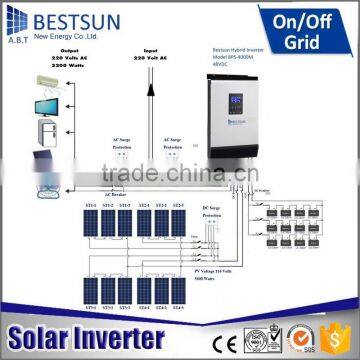 BESTSUN MPPT Charge Controller Pure Sine Wave 1000VA to 5000VA Hybrid Solar Inverter photo-6