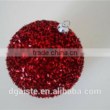 Festival Shiny Ball Ornament 7cm Diameter Glowing Color Hanging Ball photo-2