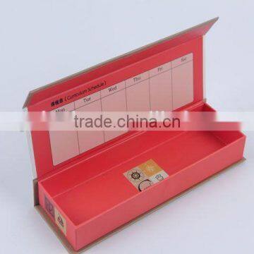 Rectangular Single-layer Printed Paper Pencil Box Colorful Pencil Case photo-5