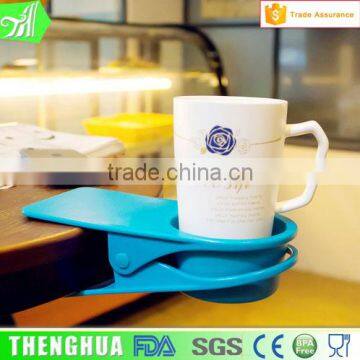 Custom Logo Plastic Table Cup Holder Coffee Drinklip Cup Holder Cilp photo-4