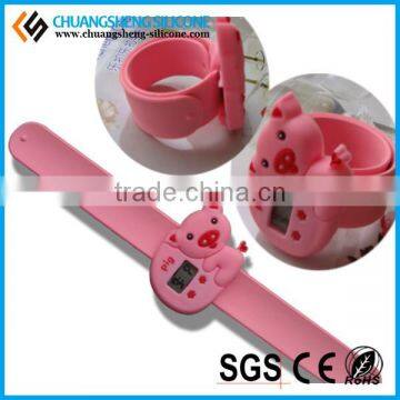 Silicone Minus Ion Bracelet Watch Silicone Slap Watches Cheap Wholesale Kids Slap Watches Silicone photo-4
