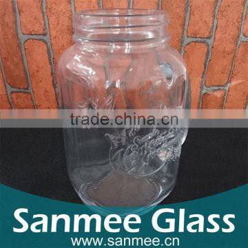 Hot Selling Russian Standard Vodka Gass Jar for Food Candy