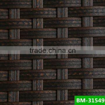 Long Lasting Easy Cleaning Hand Weaving Flat PE Rattan Material