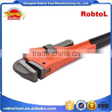 24 Inch Straight Heavy Duty American Type Style Pipe Wrench Monkey Adjustable Plumbing Spanner Clamp photo-2