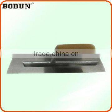 G1036 PT-5715 stainless steel plastering trowel with wooden handle