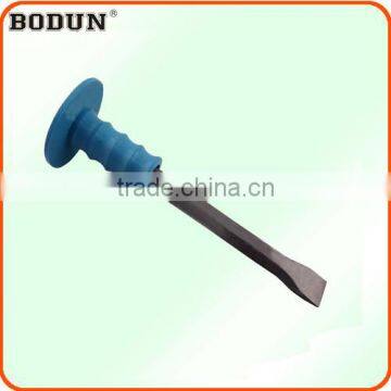 H6001 Cold stone chisel with blue rubber handle