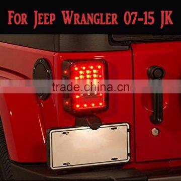 LED Tail Lamp Replacement Tail Lights Brake Reverse Lamps for 2007-2015 Jeep Wrangler JK photo-6
