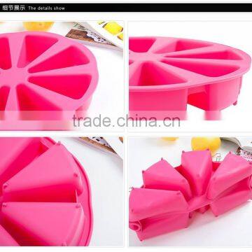Fashion Design 8 Portion Silicone Chocolates Mould Christmas Silicone Cake Mould