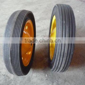 13x3 Powder Rubber Wheel Heavy Duty Solid Rubber Wheels photo-3