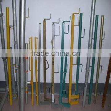 Galvanized scaffolding guardrail for construction