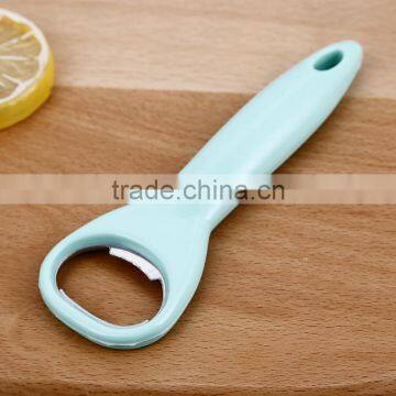 Factory Wholesale Simple Design Cheap Promotion PP Handle Stainless Steel Beer Bottle Opener