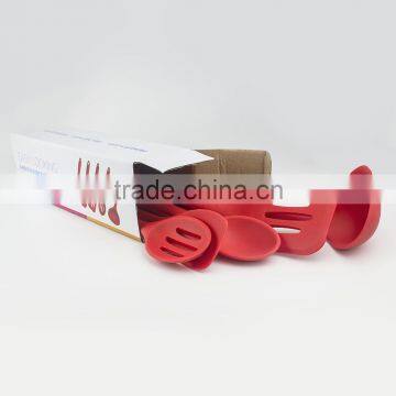 2016 China Supplier New Hot Dinnerware Silicone Solid Spoon photo-2