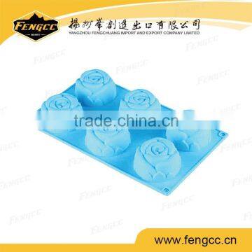 Food Grade 6 Cups Silicone Cake Ice Cube /cake Mold photo-2