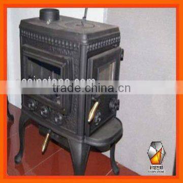 cast iron type wood burning stove