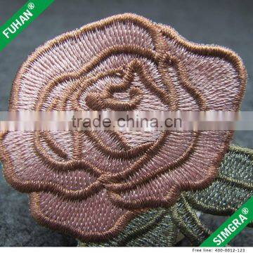 Iron-on DIY Flower Embroidery Patch for Clothing photo-5