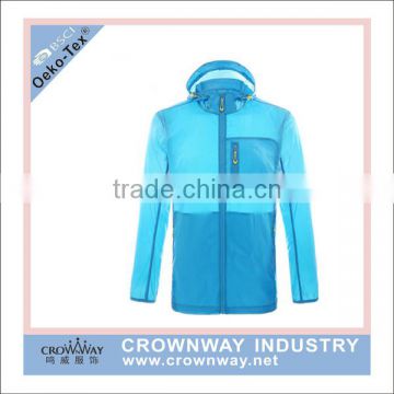 lightweight design your own windbreaker zipper front windproof waterproof blank plain men windbreaker