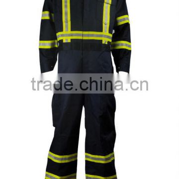 NFPA 2112 HRC 2 FR Cotton Coverall with reflective trim