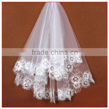 wedding embroidery lace fabric veil wedding bridal nylon tulle roll