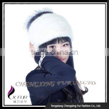 CX-C-181 Hot Sale Fashion Cap / Wholesale Price Mink Fur Hat photo-3