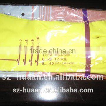 Popular Household Latex/rubber Gloves Long Sleeve Chemical Protection Gloves photo-5