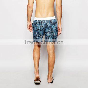 Stylish Print Quality Mens 100% Polyester Swim Shorts photo-3