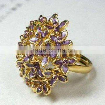 fashion flower rings, fashion rhinestone rings, fashion korea star rings