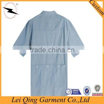 Newest Men's Denim Shirt British Style Factory Price,men's Fashion Shirt Casual/dress Shirts photo-5