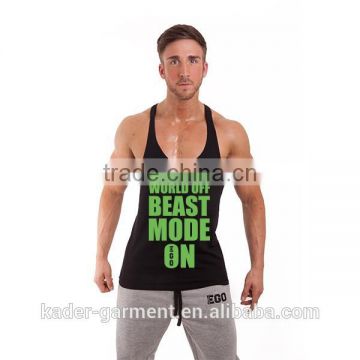 Gym Bodybuilding Tank Top Men Muscle Sports Stringer