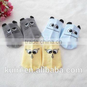 Free Shipping Kids Short 100% Cotton Socks Cute Baby Tube Socks photo-3