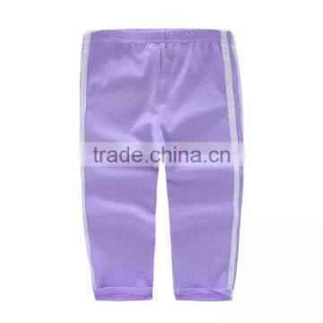 Factory Wholesale 100% Cotton Children Sweat Pants and Girls Trousers