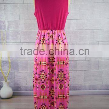 2017 Mommy and me Family Matching Mother Daughter Dresses Clothes Striped Mom and Daughter Dress Kids Parent Child Outfits photo-4