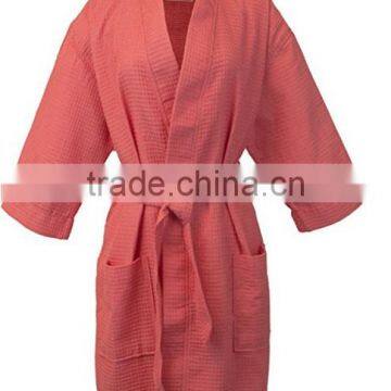 Hotel kimono waffle robe weave bath robe bathrobe WR0105