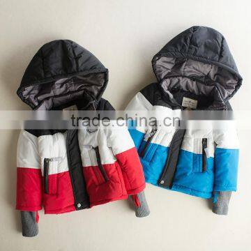 High quality down feather children winter jacket