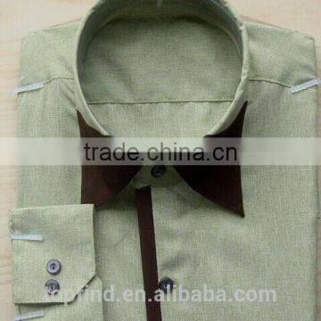 Latest Design Men's Long Sleeve Dress Shirt photo-6