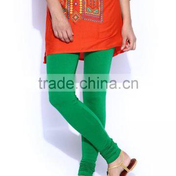 GREEN CHURIDAAR LEGGING