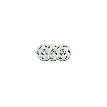 White Solder Mask Round Prototype Circuit Board FR4 1.6mm PCB For LED Light