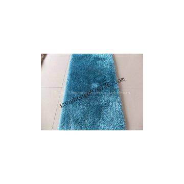 Polyester Elastic and 300d Silk Yarn Shaggy Carpet