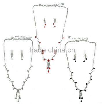 Wholesale Top Fashion Show Costume Jewelry Set Design,Fashion Bridal Imitation Diamond Costume Jewelry Set