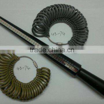 US EU Standard Finger Ring Sizer Gauge Stick Measurement Tests Measure Tool Plastic Ring Mandrel