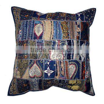 Mirror embroidery Cushion Cover , Khambadia design Cushion Cover