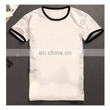 sublimation heat transfer men's polyester contrast color raglan T-shirt