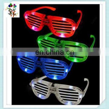 Blinking Led Shutter Shades Light Up Glow Flash Party Glasses HPC-0605