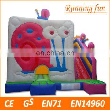 China fatory inflatable bouncy castle with water slide, jumping castles inflatable water slide