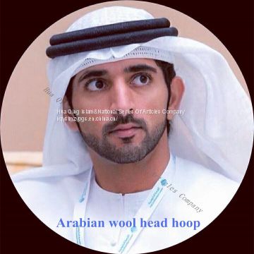 Arabian wool head hoop  /  Arabian agal  /  Arabian head hoop / Arab turban + head hoop