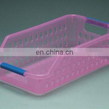 Bathroom plastic accessory storage container