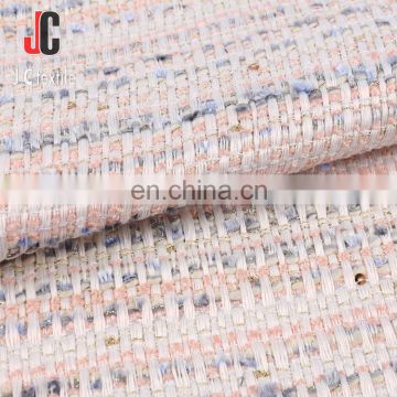 Manufacturer good price fashion elegant customized tweed fabric for coats