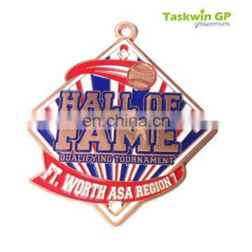 Made in China hot sale high quality cheap metal copper sports medal trophy /custom baseball metal medal for award