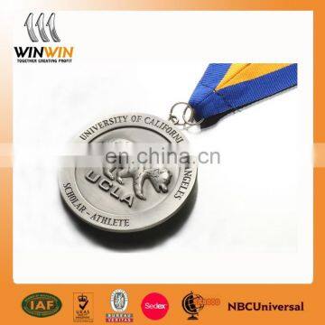 High quality custom souvenir gift gold metal medal