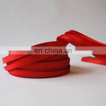 Bias Binding Satin Ribbon Light Maroon