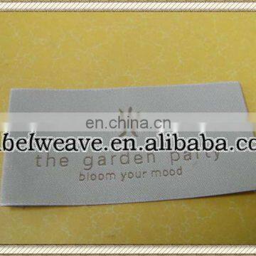 damask garment woven labels